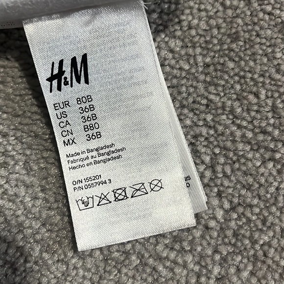 H&M padded wireless comfort bra. Set of 2 - Picture 4 of 4